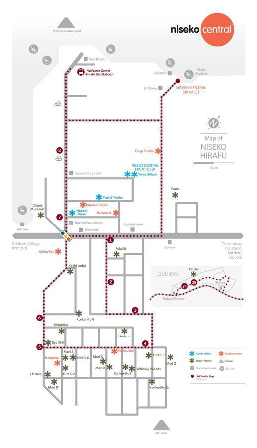 Niseko Central - Youtei Tracks Kutchan Exterior foto